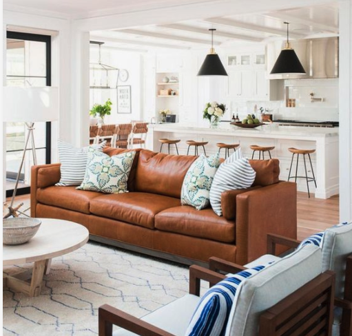 Sofa piel salón